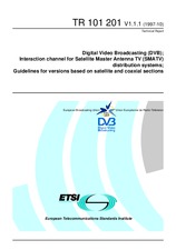 Standard ETSI TR 101201-V1.1.1 15.10.1997 preview