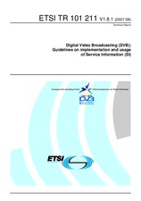 Standard ETSI TR 101211-V1.8.1 3.8.2007 preview