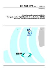 Standard ETSI TR 101221-V1.1.1 19.3.1999 preview