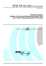 Standard ETSI TR 101231-V1.2.3 8.9.2000 preview