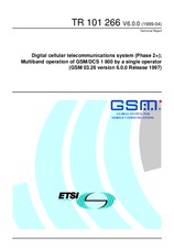 Standard ETSI TR 101266-V6.0.0 30.4.1999 preview