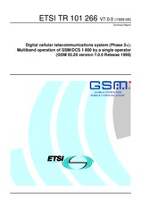 Standard ETSI TR 101266-V7.0.0 13.8.1999 preview