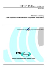 Standard ETSI TR 101288-V1.2.1 30.12.1997 preview