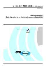 Standard ETSI TR 101288-V1.3.1 3.12.2002 preview