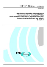 Standard ETSI TR 101334-V1.1.1 5.1.1999 preview