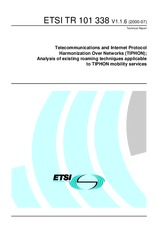Standard ETSI TR 101338-V1.1.6 18.7.2000 preview