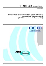 Standard ETSI TR 101362-V6.0.1 31.7.1998 preview