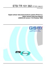 Standard ETSI TR 101362-V7.0.0 30.7.1999 preview