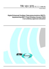 Standard ETSI TR 101370-V1.1.1 30.9.1998 preview