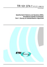 Standard ETSI TR 101374-1-V1.2.1 30.10.1998 preview