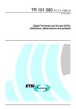 Standard ETSI TR 101380-V1.1.1 21.12.1998 preview