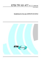 Standard ETSI TR 101477-V1.1.1 16.6.2000 preview