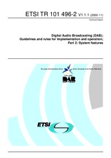 Standard ETSI TR 101496-2-V1.1.1 7.11.2000 preview