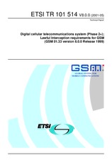 Standard ETSI TR 101514-V8.0.0 31.5.2001 preview