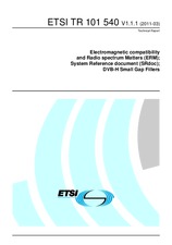 Standard ETSI TR 101540-V1.1.1 11.3.2011 preview