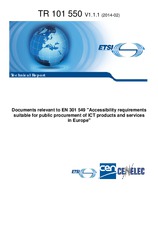 Standard ETSI TR 101550-V1.1.1 19.2.2014 preview