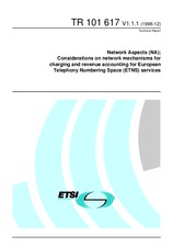 Standard ETSI TR 101617-V1.1.1 7.12.1998 preview
