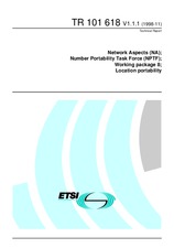 Standard ETSI TR 101618-V1.1.1 24.11.1998 preview