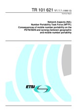 Standard ETSI TR 101621-V1.1.1 18.12.1998 preview