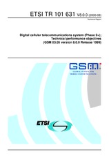 Standard ETSI TR 101631-V8.0.0 24.8.2000 preview