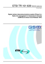 Standard ETSI TR 101639-V6.0.0 28.4.2000 preview
