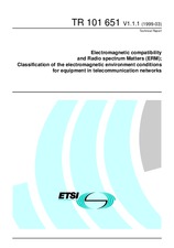 Standard ETSI TR 101651-V1.1.1 17.3.1999 preview