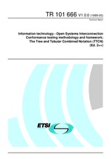 Standard ETSI TR 101666-V1.0.0 19.5.1999 preview