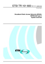 Standard ETSI TR 101683-V1.1.1 8.2.2000 preview