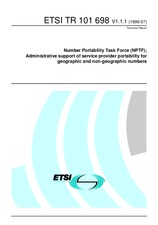 Standard ETSI TR 101698-V1.1.1 15.7.1999 preview