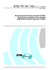 Standard ETSI TR 101740-V1.1.1 24.8.1999 preview