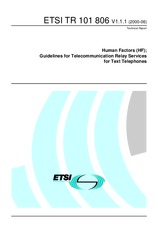 Standard ETSI TR 101806-V1.1.1 16.6.2000 preview