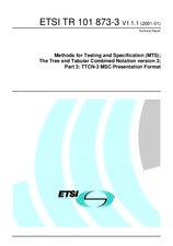 Standard ETSI TR 101873-3-V1.1.1 23.1.2001 preview