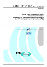 Standard ETSI TR 101891-V1.1.1 16.2.2001 preview