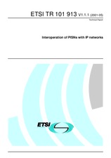 Standard ETSI TR 101913-V1.1.1 11.5.2001 preview