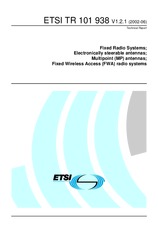 WITHDRAWN ETSI TR 101938-V1.1.1 5.2.2002 preview