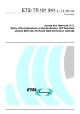 Standard ETSI TR 101941-V1.1.1 12.6.2001 preview