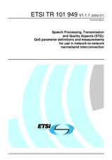 Standard ETSI TR 101949-V1.1.1 29.7.2002 preview