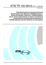 Standard ETSI TR 102024-6-V4.1.1 22.9.2003 preview