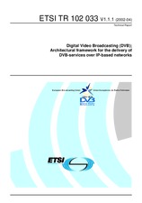 WITHDRAWN ETSI TR 102033-V1.1.1 2.4.2002 preview