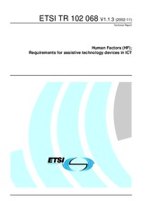 Standard ETSI TR 102068-V1.1.3 25.11.2002 preview
