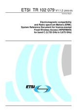 Standard ETSI TR 102079-V1.1.2 14.5.2003 preview