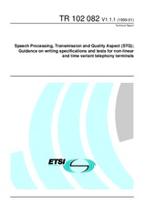Standard ETSI TR 102082-V1.1.1 11.1.1999 preview