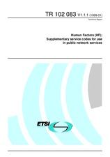 Standard ETSI TR 102083-V1.1.1 11.1.1999 preview