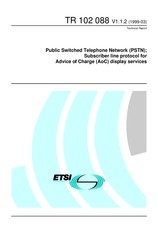 Standard ETSI TR 102088-V1.1.2 23.3.1999 preview