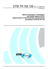 Standard ETSI TR 102126-V1.1.1 17.10.2002 preview