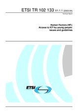 Standard ETSI TR 102133-V1.1.1 4.4.2003 preview