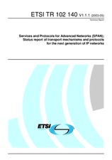 Standard ETSI TR 102140-V1.1.1 9.5.2003 preview