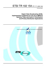 Standard ETSI TR 102154-V1.1.1 30.4.2001 preview