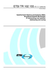Standard ETSI TR 102155-V1.1.1 8.4.2003 preview