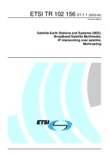 Standard ETSI TR 102156-V1.1.1 8.4.2003 preview